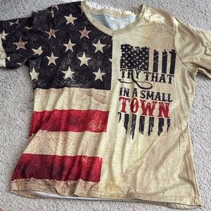 Try That In a Small Town tee shirt women’s large